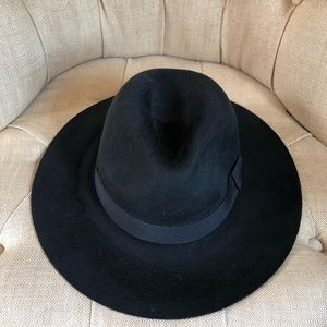 Black East River Craft Wool Fedora Hat